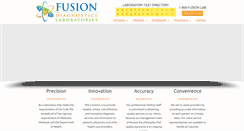 Desktop Screenshot of fusiondiagnostics.com